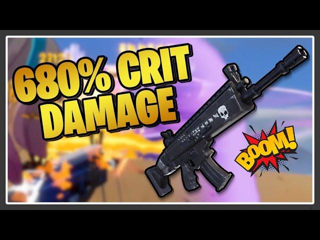 3X CRIT DAMAGE NOCTURNO (It's insane) - Fortnite Save the World