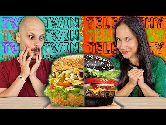 Twin Telepathy BURGER Challenge