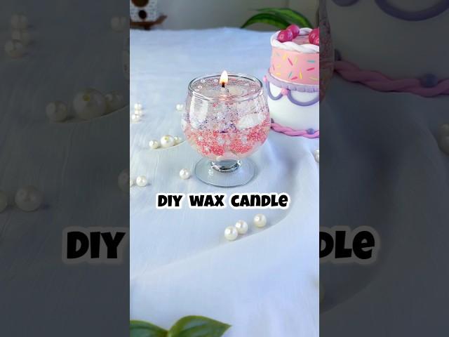 Pehli Bar Try ki Gel Wax Candle #diy #craft #candle #art