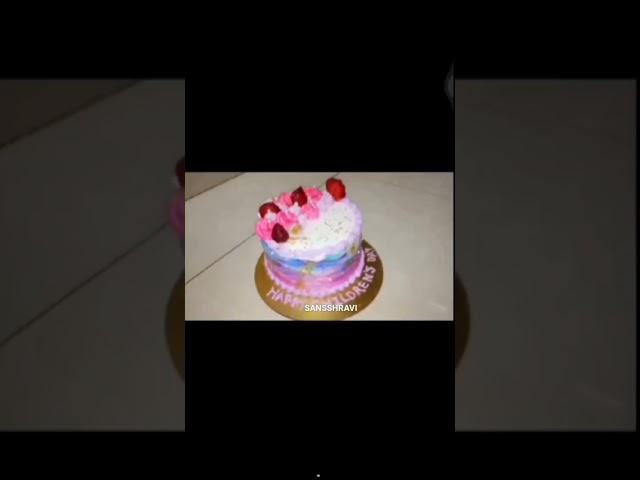 yummy rainbow cake it's mouthwatering #shorts #viral #rainbow #cake #trending #yummy #pinkvenom