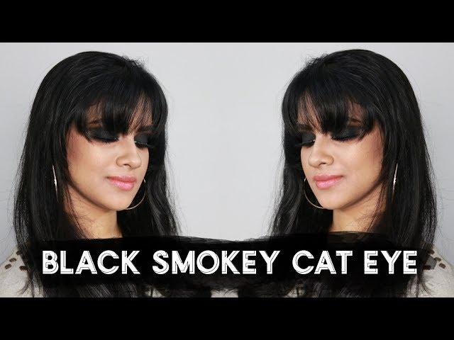 Easiest Black Smokey Cat Eye Tutorial | Jadirah Sarmad