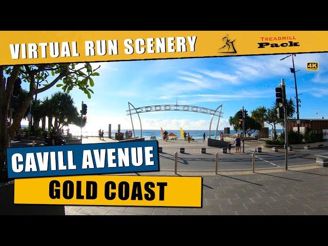 Cavill Avenue, Surfers Paradise,  Australia | 30 min | POV Virtual Scenery Treadmill Run Walk