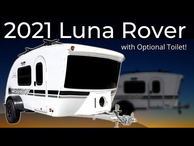 Teardrop Trailer with a Toilet?! The 2021 Luna Rover by InTech RV Walkthrough Tour