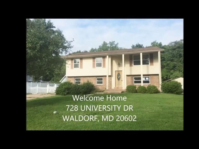 728 UNIVERSITY DR. WALDORF, PA 20602