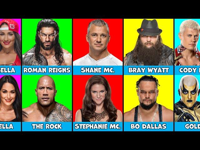 Real Life Brothers & Sisters In WWE