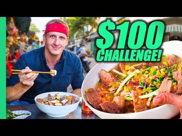 Vietnam $100 Street Food Challenge!! Best Street Food in Saigon!!!