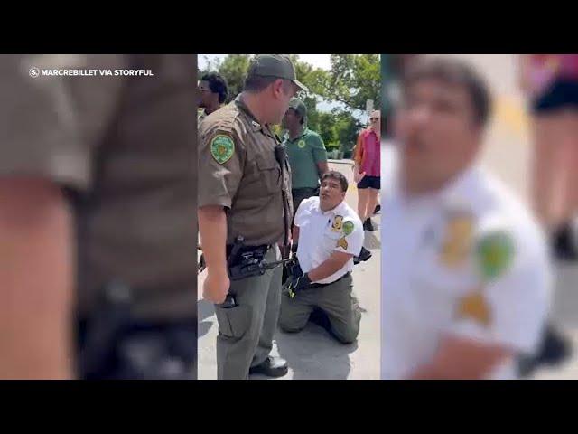 Video shows chaotic altercation between NYC Parks officer, child