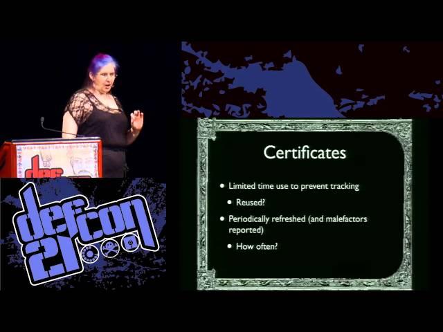 DEF CON 21 - Christie Dudley - Privacy In DSRC Connected Vehicles