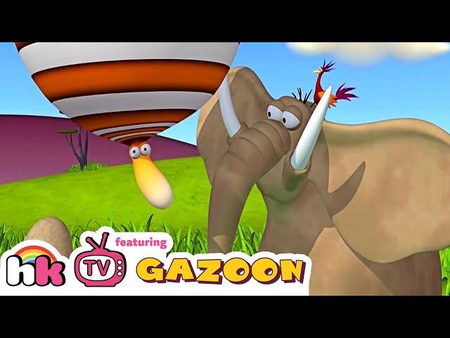 Gazoon | Elephant vs Snake | Funny Animal Cartoons For Kids by HooplaKidz TV