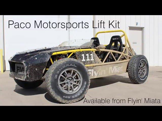 Turbo Exocet with Paco Motorsports lift kit  - from Flyin' Miata