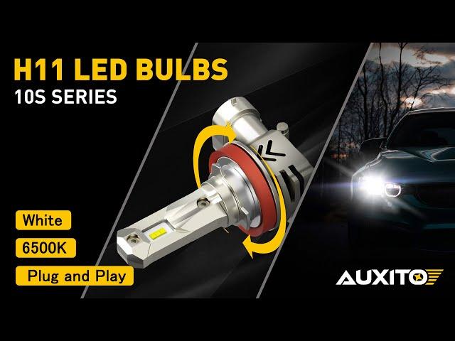 AUXITO H11 H8 H9 LED Bulb Forward High Beam and Low Beam 12000LM CANBUS 6000K White