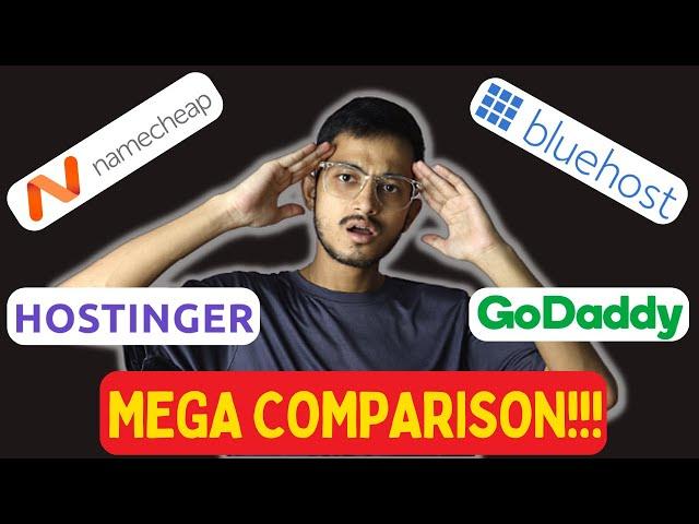 Bluehost vs Hostinger vs Godaddy vs Namecheap MEGA COMPARISON | Best hosting for wordpress in 2022