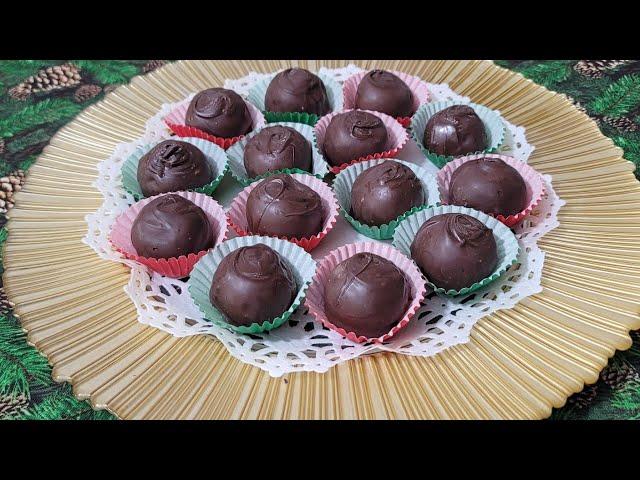 طريقة تحضير شوكولاتة مشروب الروم للاعياد والمناسبات Chocolate Covered Rum Balls