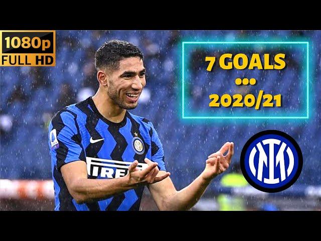 Achraf Hakimi - All 7 Goals This Season 2020/21 | HD 1080p