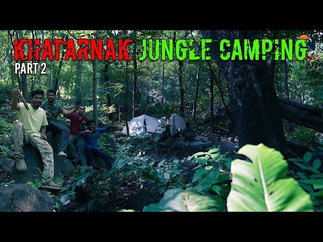 2 Days Group Camping in Deep Forest | Catching Crabs From Jungle