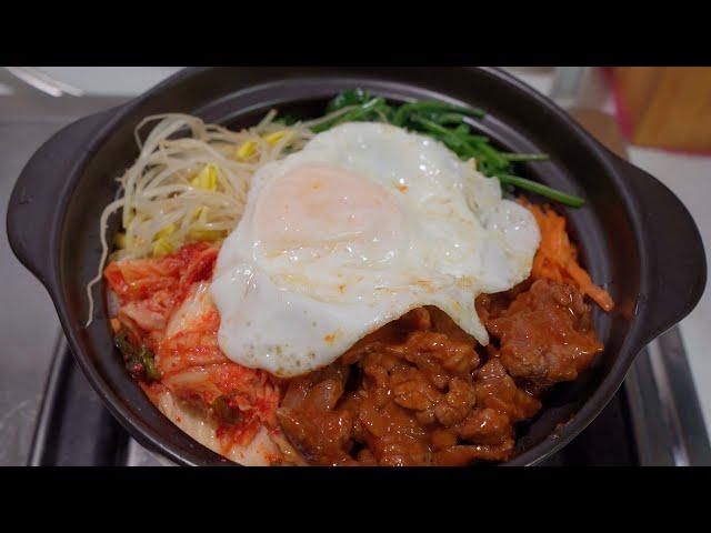 Korean Beef Bibimbap (3minscook)