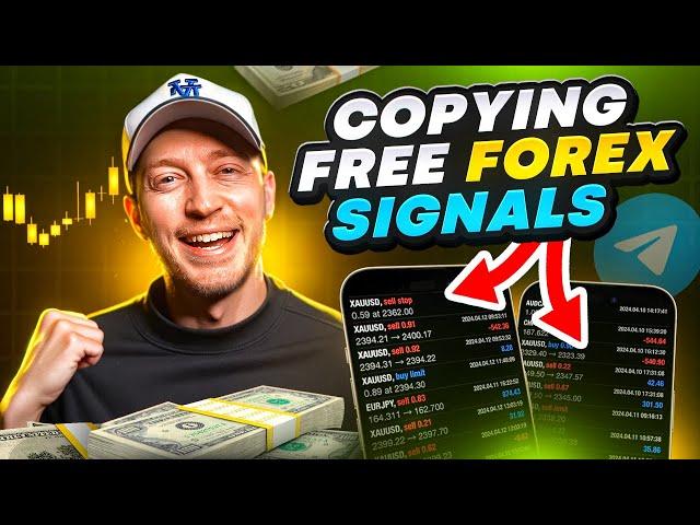 Copy Trading the BEST FREE Forex Signals on Telegram (LIVE)