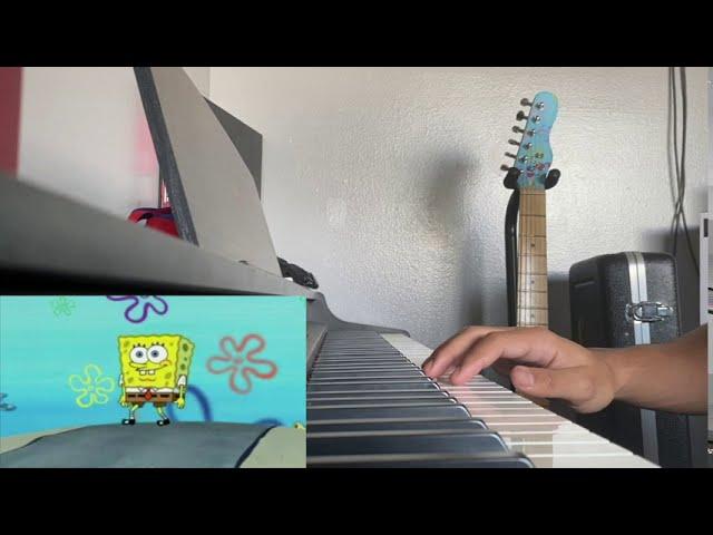 Spongebob Walk Cycle Cover (Sheet Music in Description)