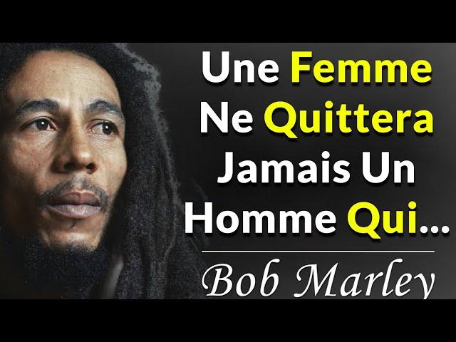 Mots de Sagesse de Bob Marley | Pensées et Citations Inspirantes sur la Vie et l'Amour