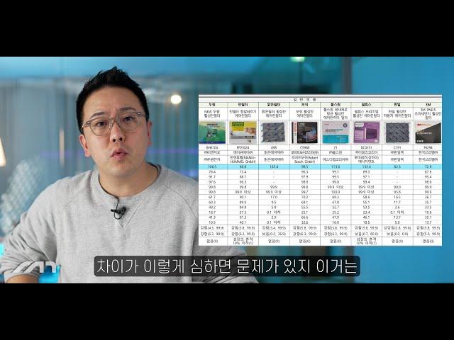 소비자연맹, 에어컨필터 11종 직접 사서 테스트!! 충격적인 결과