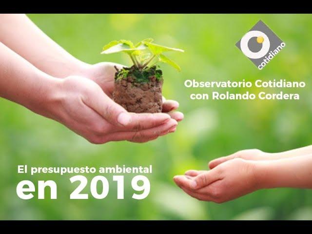 Los efectos del presupuesto ambiental 2019 . Observatorio con Rolando Cordera y Fernando Tudela