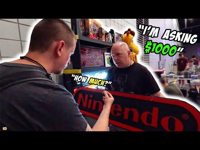 This Retro Game Vendor had VERY RARE Nintendo GRAILS!