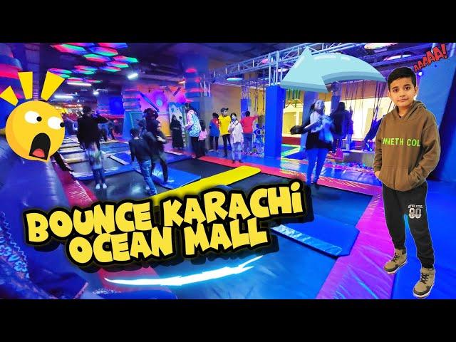 Bounce Karachi | Dive into Indoor Jumping Mania at Ocean Mall | Ocean Tower Karachi Vlog