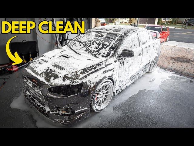 Detailing my Abandoned Mitsubishi Lancer Evo X!