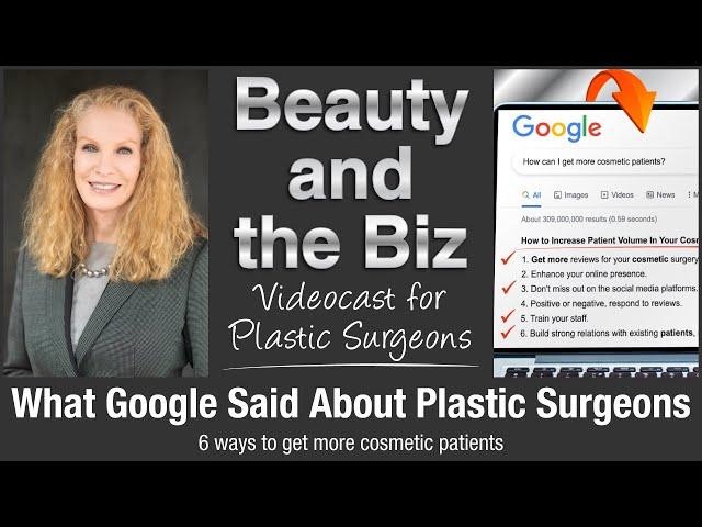 What Google Said About Plastic Surgeons