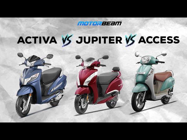 Jupiter vs Activa vs Access - Which One To Buy?