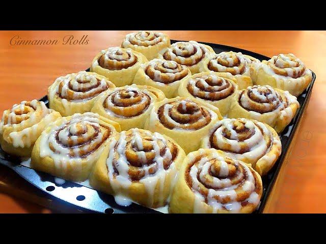 CINNAMON ROLLS Easy Recipe