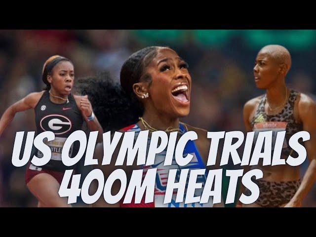 Women 400M  Prelims | USA Track and Field Olympic Team Trials 2024 #usolympictrials #parís2024