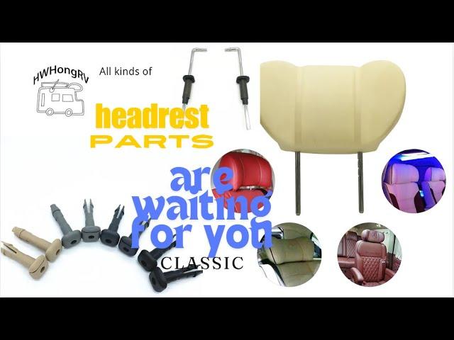 car seating accessories headrest clip van seats headrest plastic guide