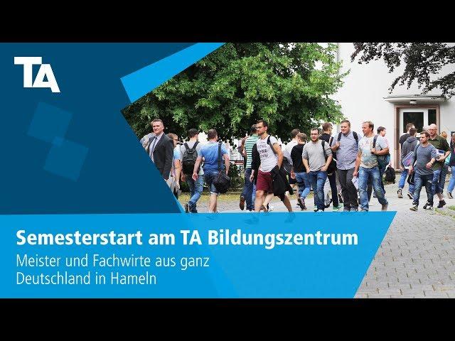 Semesterstart am TA Bildungszentrum in Hameln