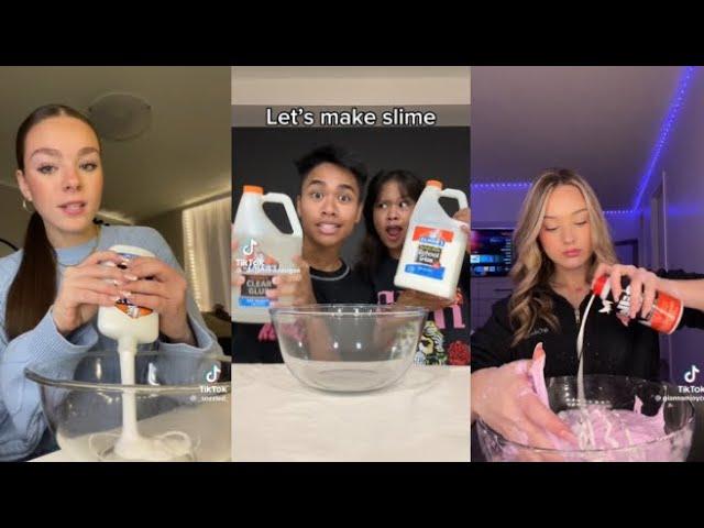 Make SLIME with me | TIKTOK compilation