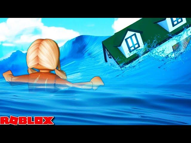  CAN I SURVIVE A *TSUNAMI* ON ROBLOX?  | Tsunami Survival