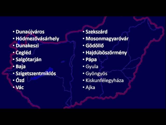 How to pronounce the bigger cities of Hungary