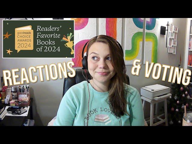 Reacting to the 2024 Goodreads Choice Awards Nominees! | 2024 GCA Reactions and Voting