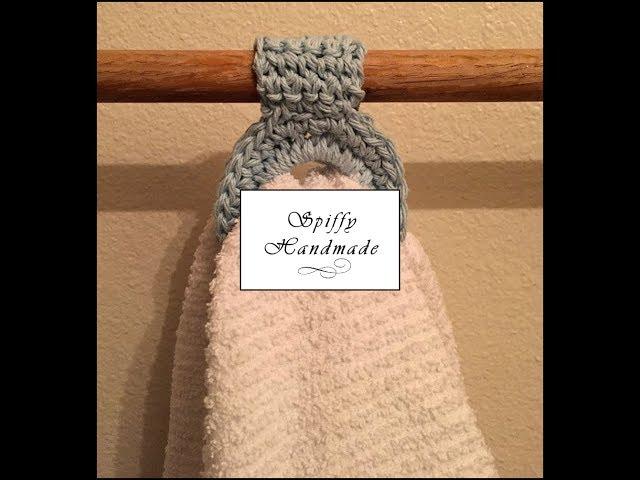 Simple Spiffy Crochet Towel Holder