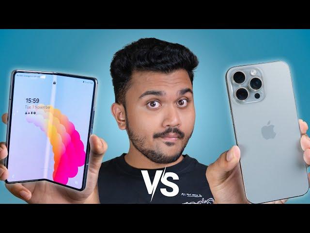 iPhone 15 Pro vs Fold 5! Best Smartphone?