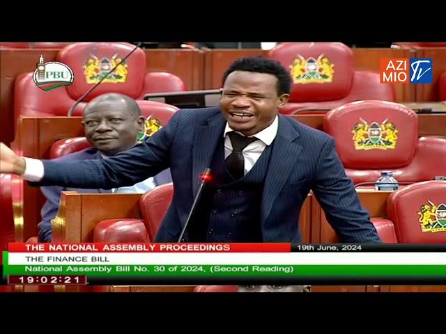 PETER SALASYA SHOCKS MPs with his Eloquence as he OOZES WISDOM in Opposing the Finance Bill 2024