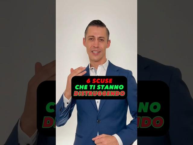 6 scuse che ti distruggono  #shorts #paura #decisioni #scelta #intelligenza #ProGix #youtubechamps