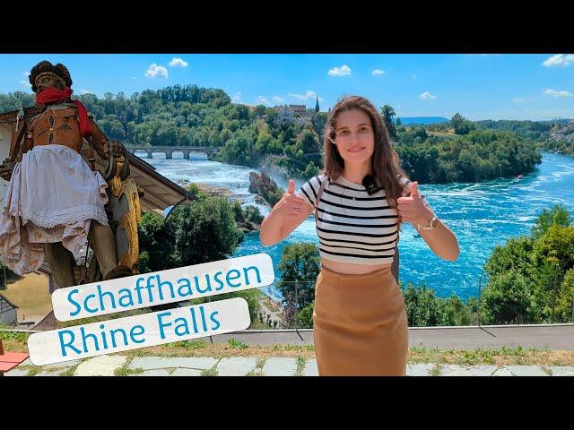 Schaffhausen Switzerland and Rhine Falls