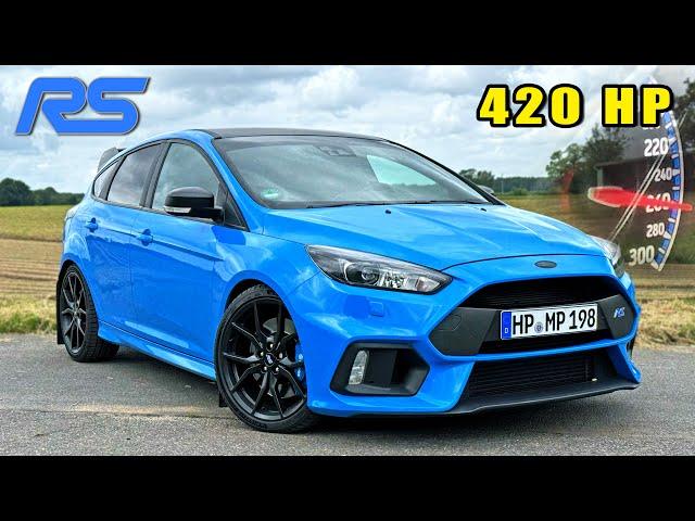 420HP FORD FOCUS RS MK3 // 260KMH REVIEW on AUTOBAHN