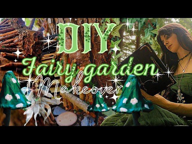 My dream DIY Fairy Garden Makeover ‍️ Fairycore Aesthetic 