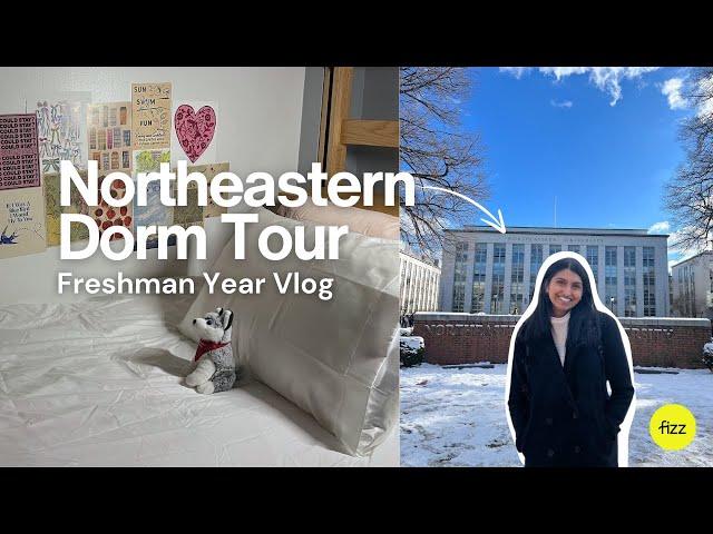 Northeastern University Dorm Tour + Day in My Life 2024 | Freshman Year