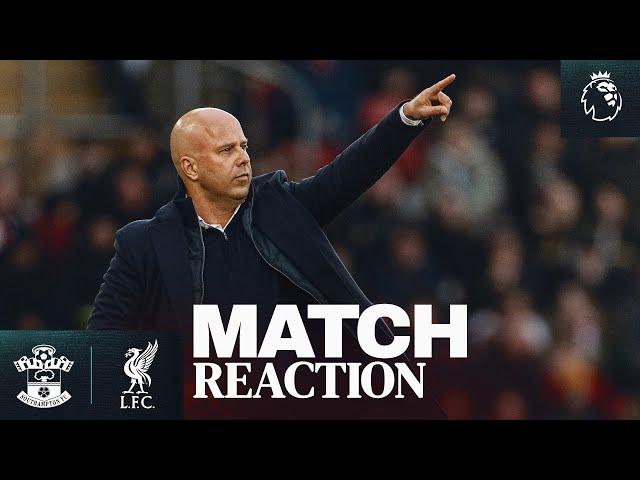 Reaction: Saints win, Salah & 'not getting carried away' | Arne Slot