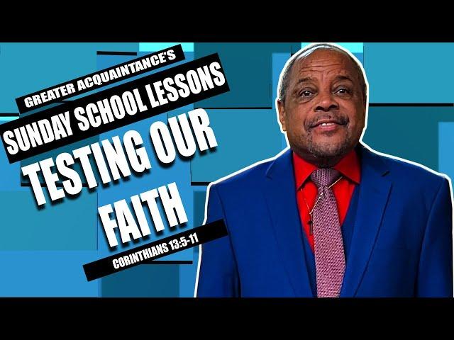 March 10, 2024. International Standard Sunday School Lesson. Testing Our Faith.