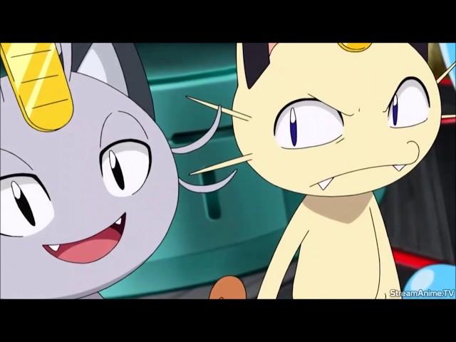 Team Rocket's Meowth And The Alolan Meowth