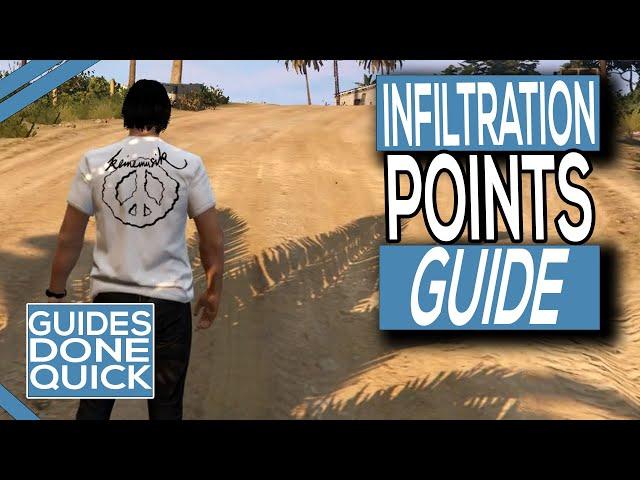 Infiltration Points In Cayo Perico Heist In GTA Online Guide